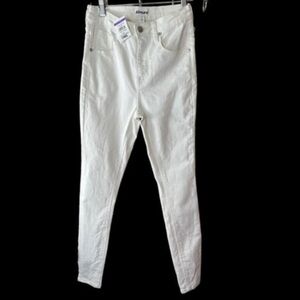 Abound Nordstrom High Rise White Skinny Jeans 24 0 US